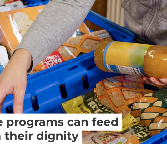 Food assistance does more good when it doesn’t make people feel bad for needing help. SolStock/E+ via Getty Images